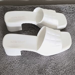 Olivia Miller Women’s Fashion Ladies Shoes, PVC Jelly Geli Single Open T…